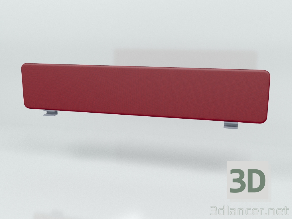 modèle 3D Écran acoustique Desk Single Twin ZUT18 (1790x350) - preview