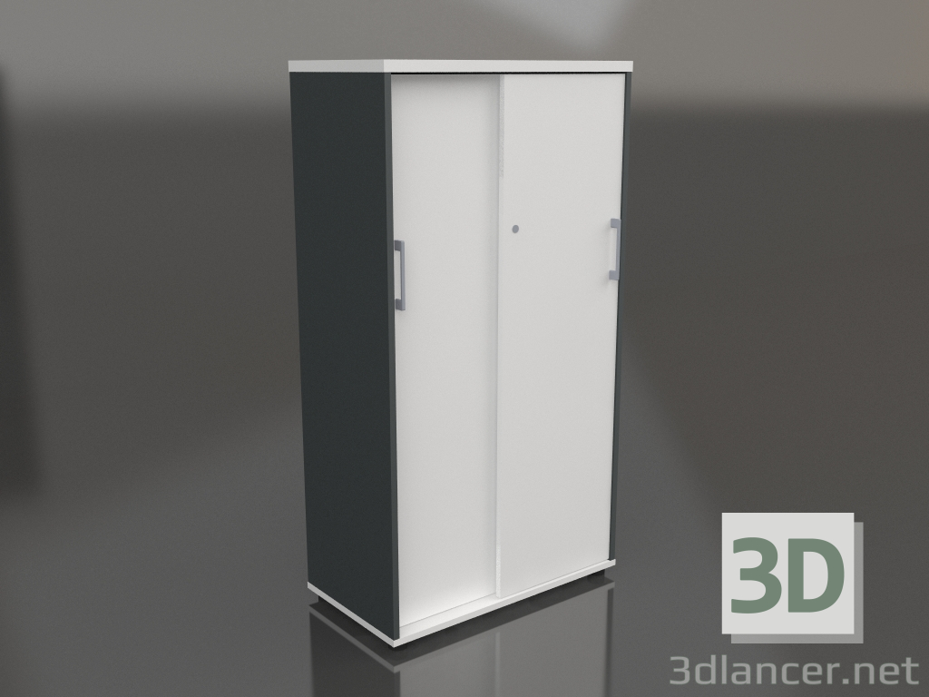 3d model Armario puertas correderas Standard A4P04 (800x432x1481) - vista previa