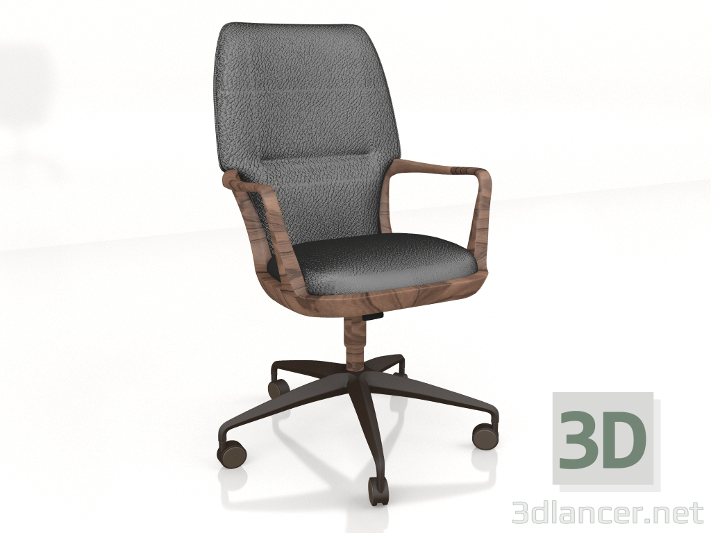 3D modeli Ofis koltuğu Vossia mid - önizleme