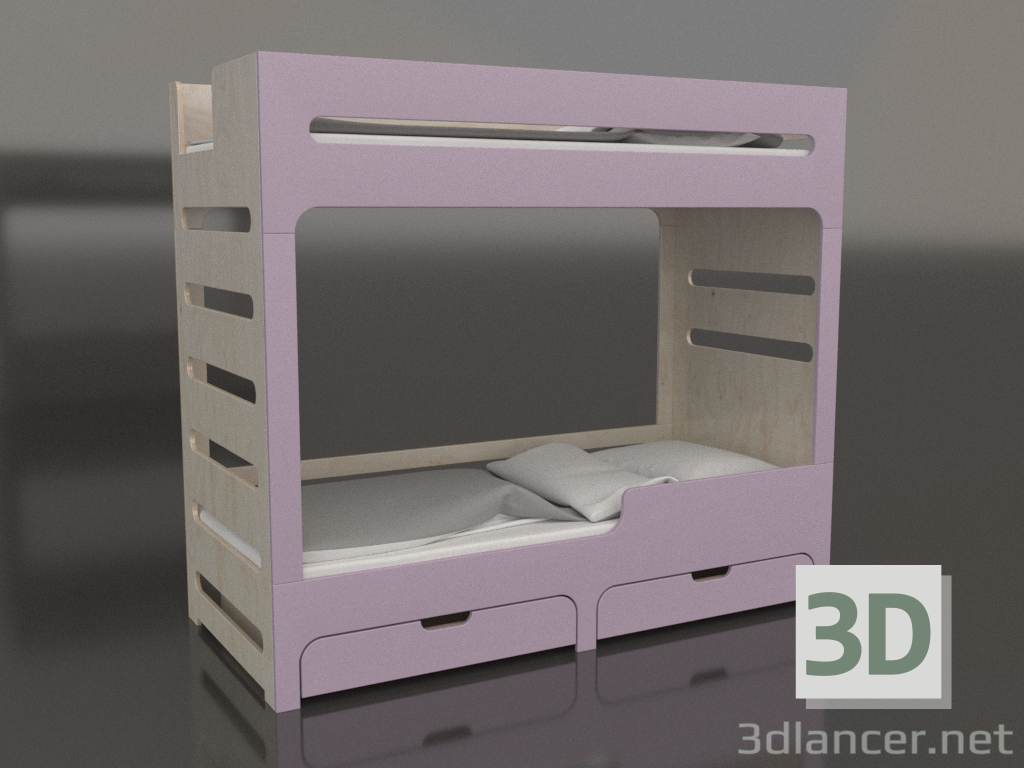 modello 3D Letto a castello MODE HR (URDHR2) - anteprima