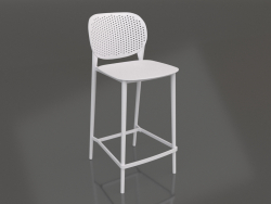 Tabouret de bar PONGO (303-APP1 blanc)