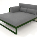 3D Modell XL-Modulsofa, Abschnitt 2 links, hohe Rückenlehne (Flaschengrün) - Vorschau