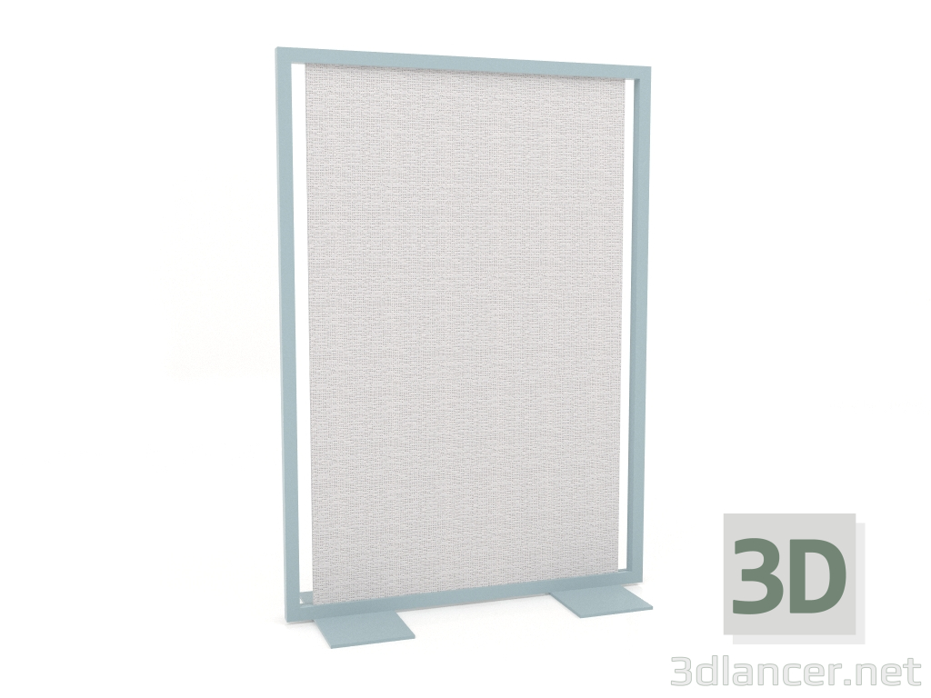 modello 3D Schermo divisorio 120x170 (Grigio blu) - anteprima