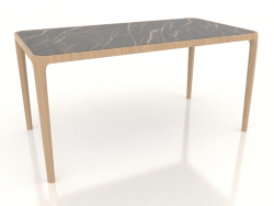 Стол Касаури с керамогранитом 1500х800 мм (Oak bleached, вариант 2)