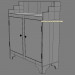 3d Sidney dresser model buy - render