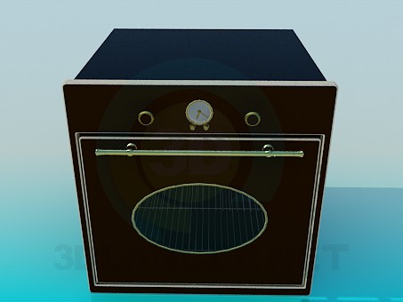 3d model Horno - vista previa