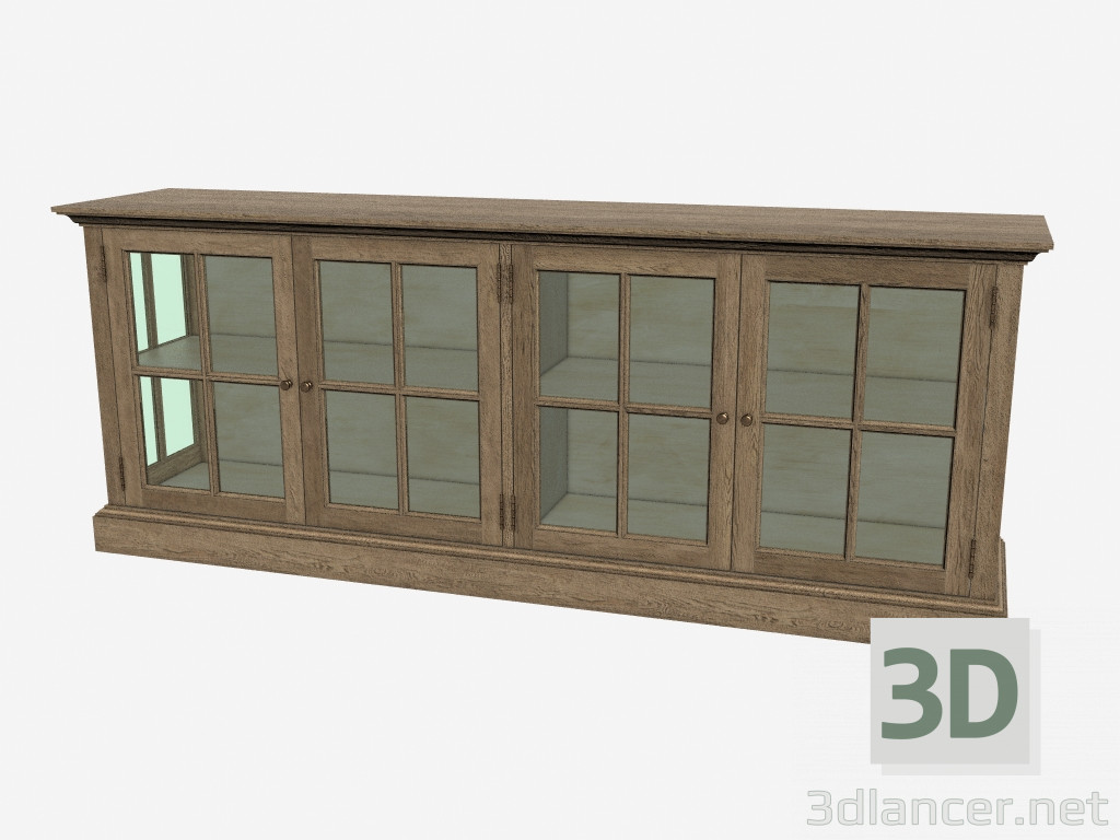 3d model Comoda, CREDENZA resistido de WALTHAM (MN2008) - vista previa