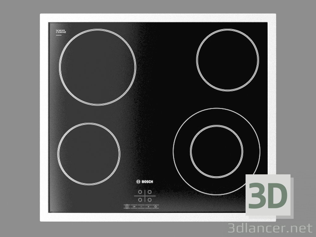 3d model Built-in electric cooker (hob) PKF645D17A - preview