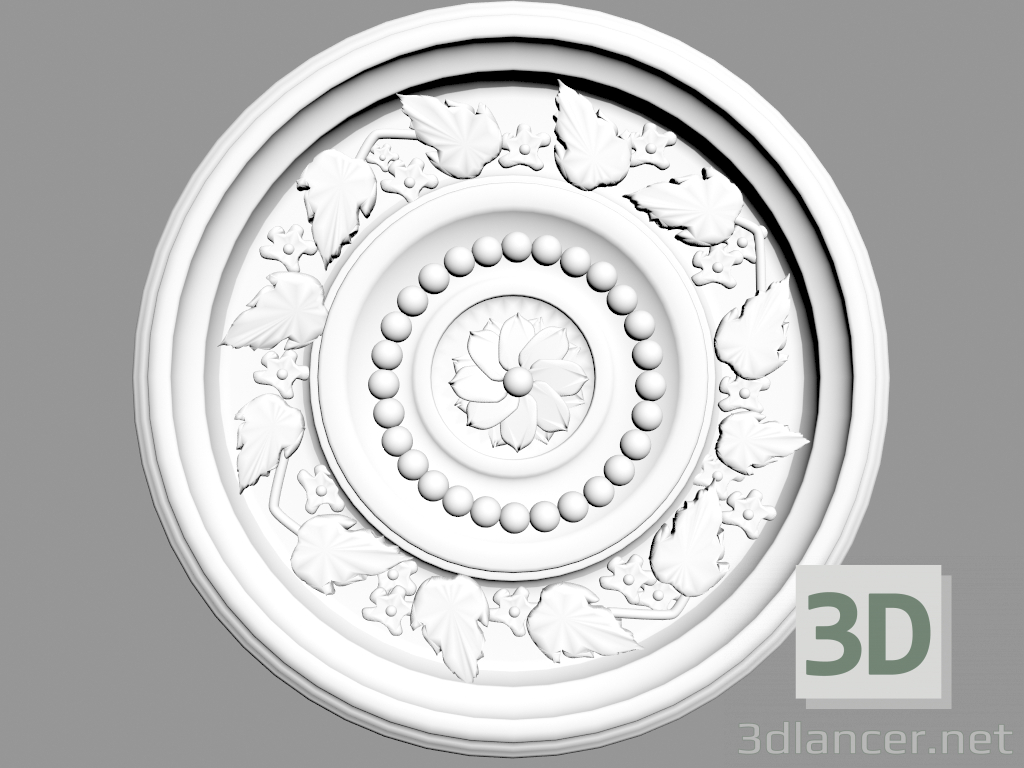 Modelo 3d Tomada de teto R350 - preview