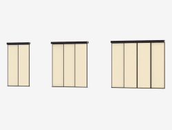 Interroom partition of A6 (dark brown sand)