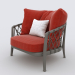 3d Armchair Erica model buy - render