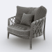 3d Armchair Erica model buy - render