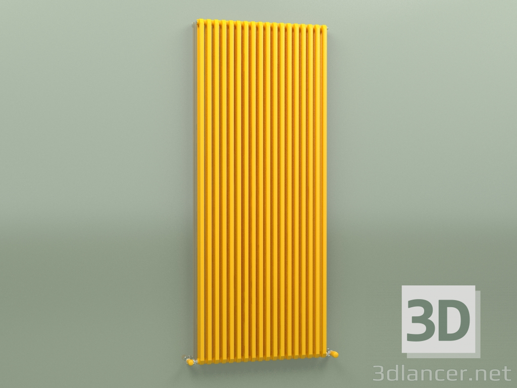 Modelo 3d Radiador SAX 2 (H 1800 18 EL, amarelo melão - RAL 1028) - preview