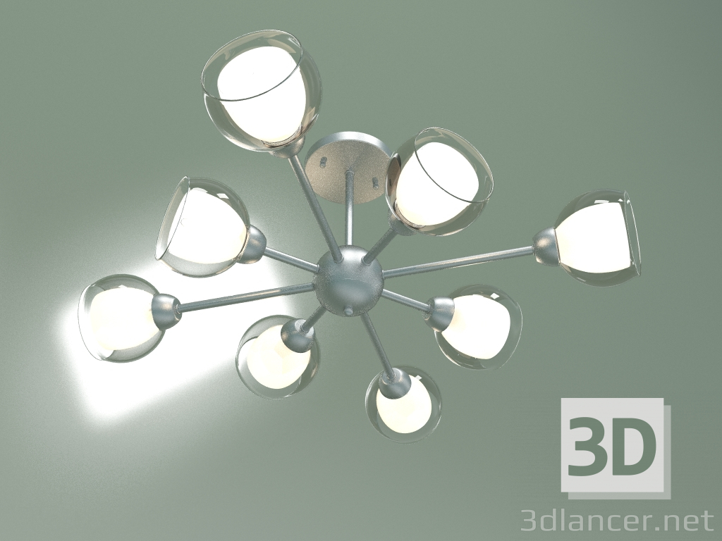 Modelo 3d Candelabro de teto Vivien 30163-8 (prata) - preview