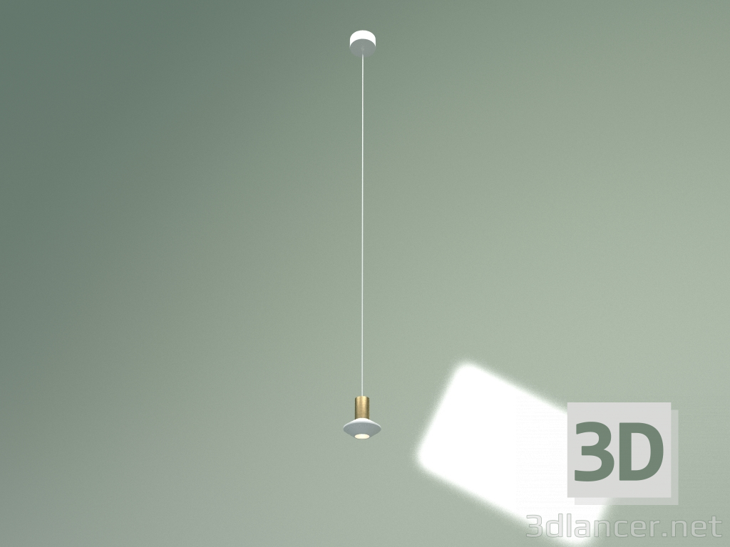 modèle 3D Suspension RHL7738 5W WH+GD 3000K - preview