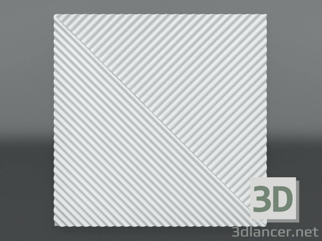 Modelo 3d Painel 3d de gesso L-507 - preview