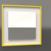 3d model Mirror ZL 18 (400x400, luminous yellow, white) - preview