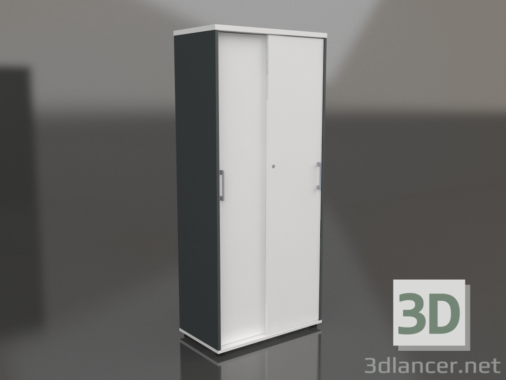 3d model Armario puertas correderas Standard A5P04 (800x432x1833) - vista previa