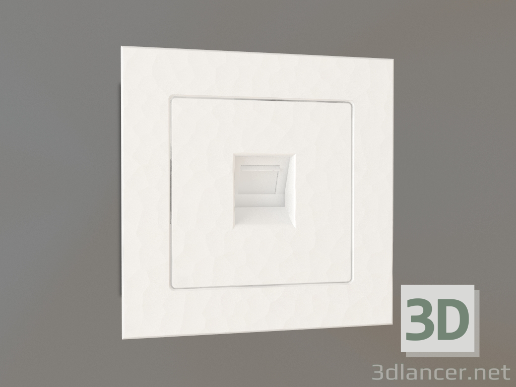 modello 3D Presa telefonica RJ-11 (martello bianco) - anteprima