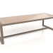 3d model Dining table with glass top 268 (Bronze) - preview