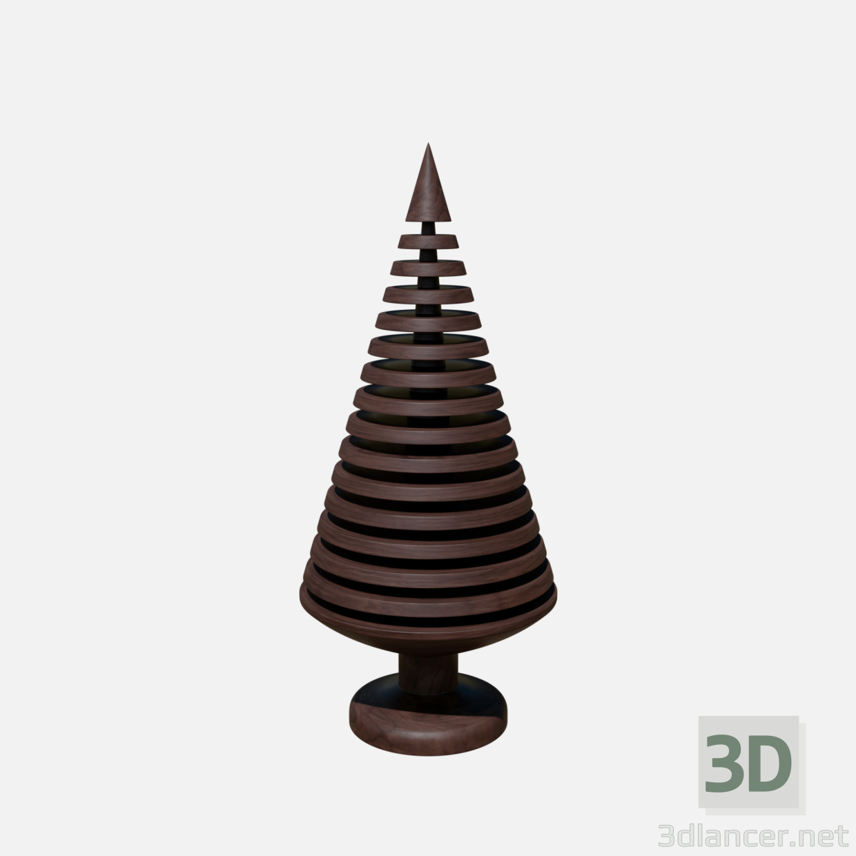 modèle 3D de Décor d'arbre en bois 2 acheter - rendu