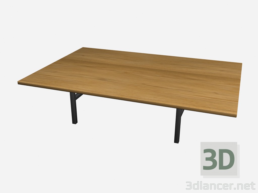 modèle 3D Table basse carrée - preview