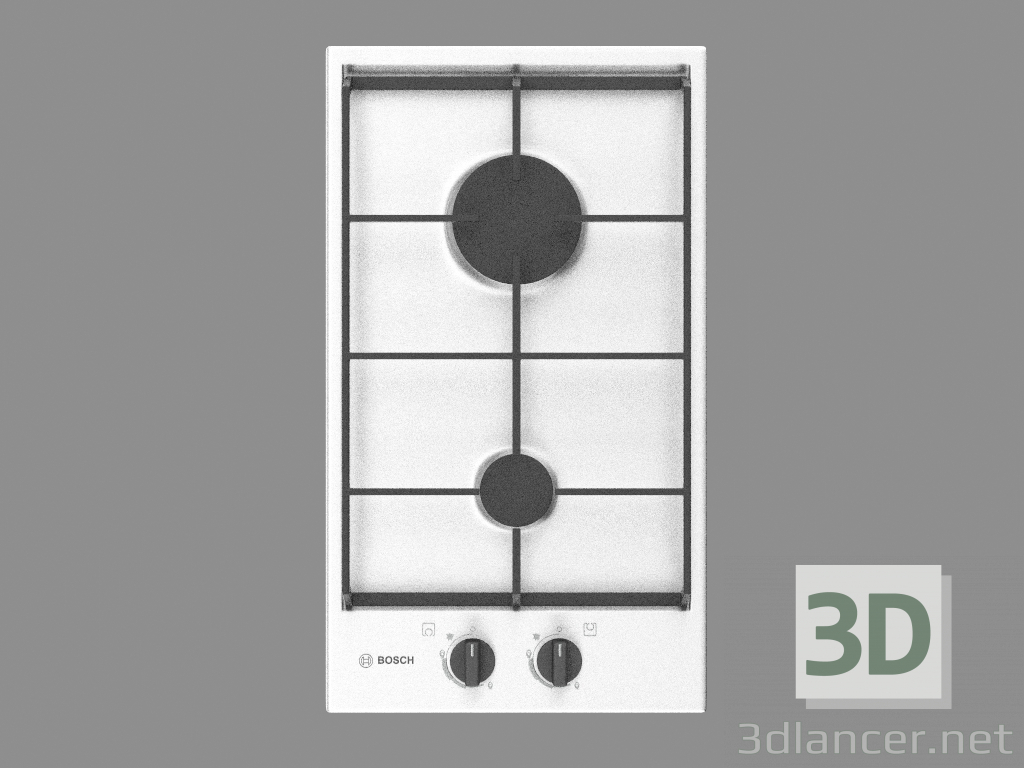 3d model Cocina de gas empotrada (encimera) PCD345DA - vista previa