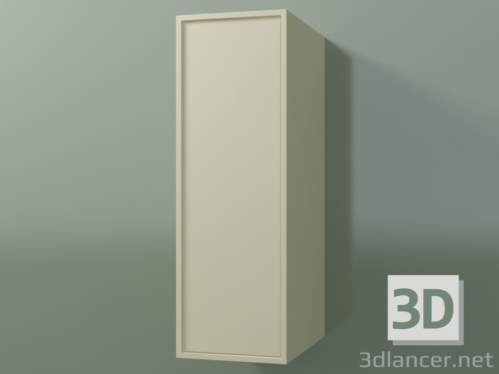 3d model Armario de pared con 1 puerta (8BUABDD01, 8BUABDS01, Bone C39, L 24, P 36, H 72 cm) - vista previa