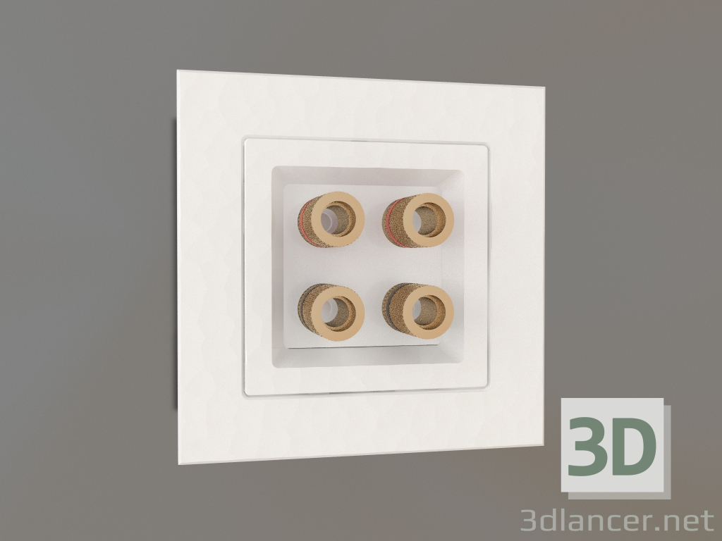 3d model Acoustic socket (hammer white) - preview