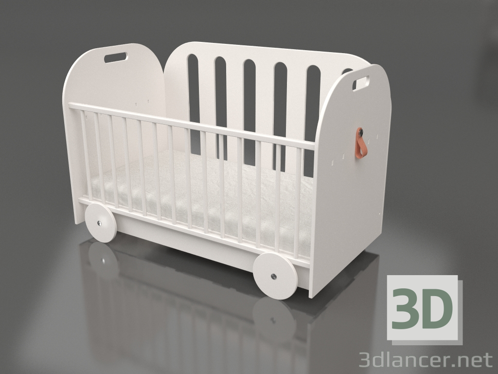 3d model Cama infantil XXS (opción 3) - vista previa