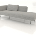 3d model Chaise longue 225 left (option 2) - preview