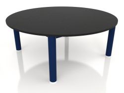 Table basse D 90 (Bleu nuit, DEKTON Domoos)