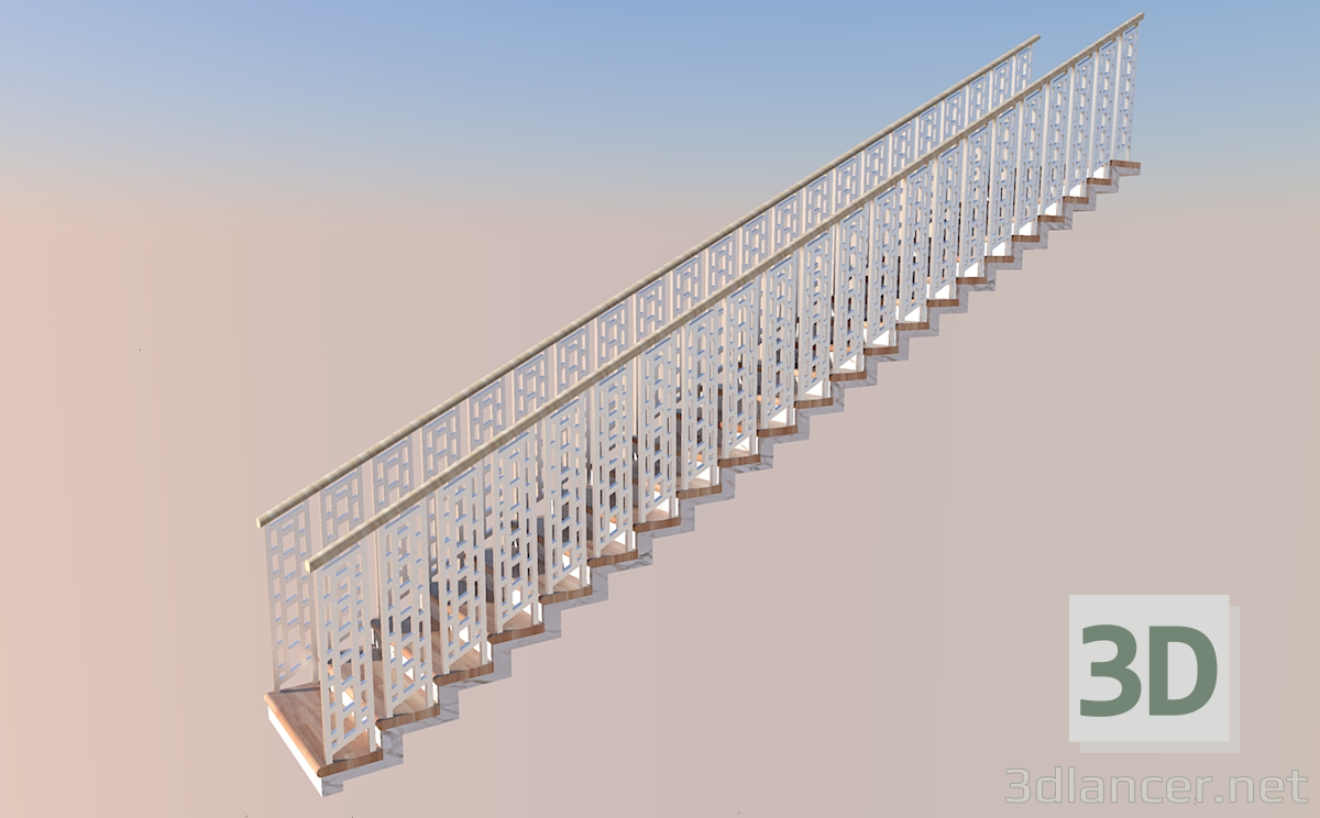 3d model Stairs - preview