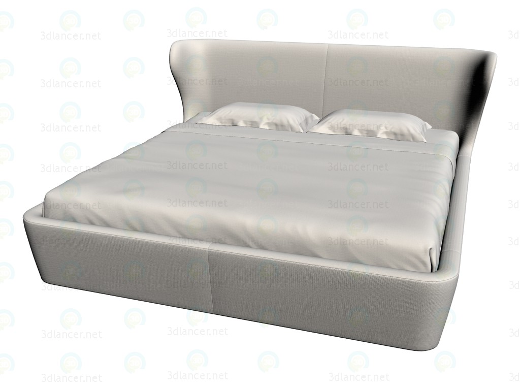 3d model Cama LP193 - vista previa