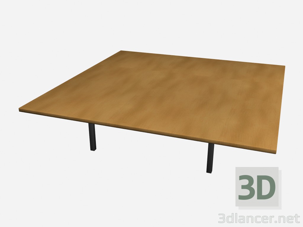 3D Modell Couchtisch (Quadrat) Square - Vorschau