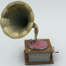 modèle 3D Gramophone - preview