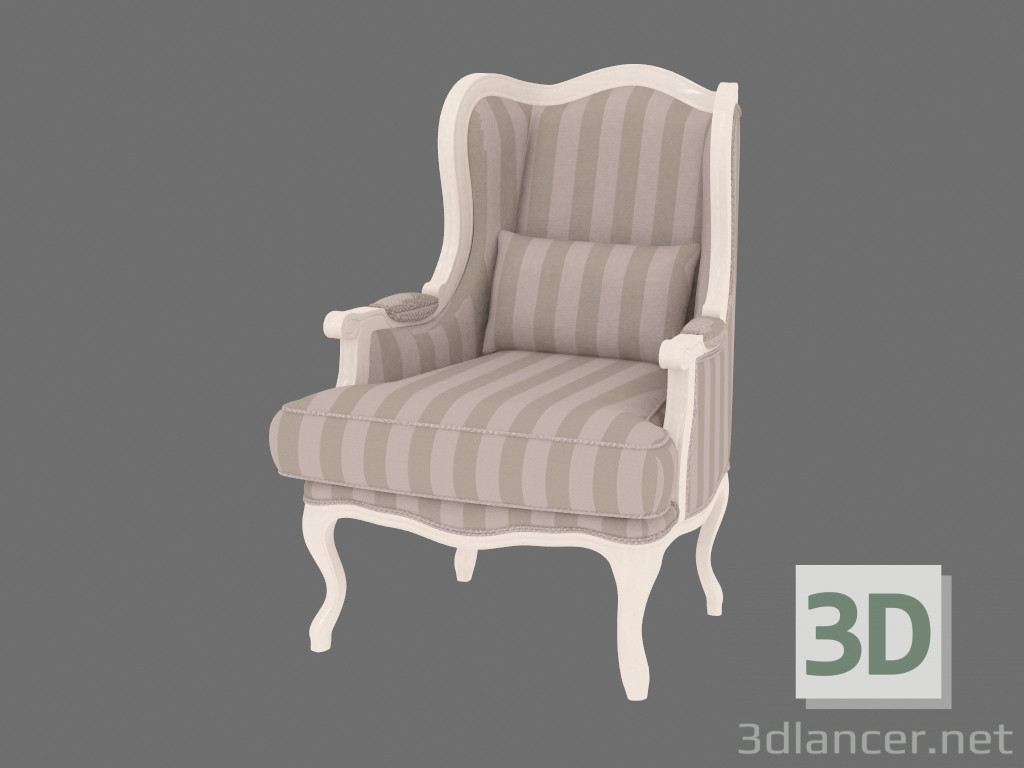 modello 3D Кресло Villa Grandfather Stripes - anteprima