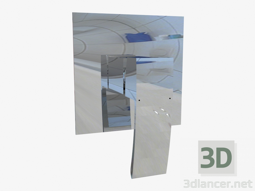 Modelo 3d Misturador de duche escondido sem interruptor no duche Vigo (BDW 044L) - preview