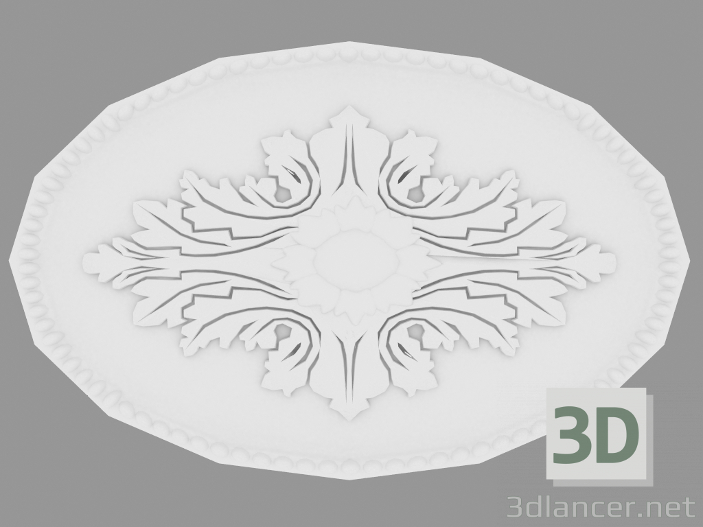 3D modeli Tavan çıkışı R371 - önizleme