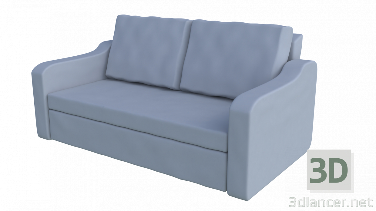 Sofá 3D modelo Compro - render