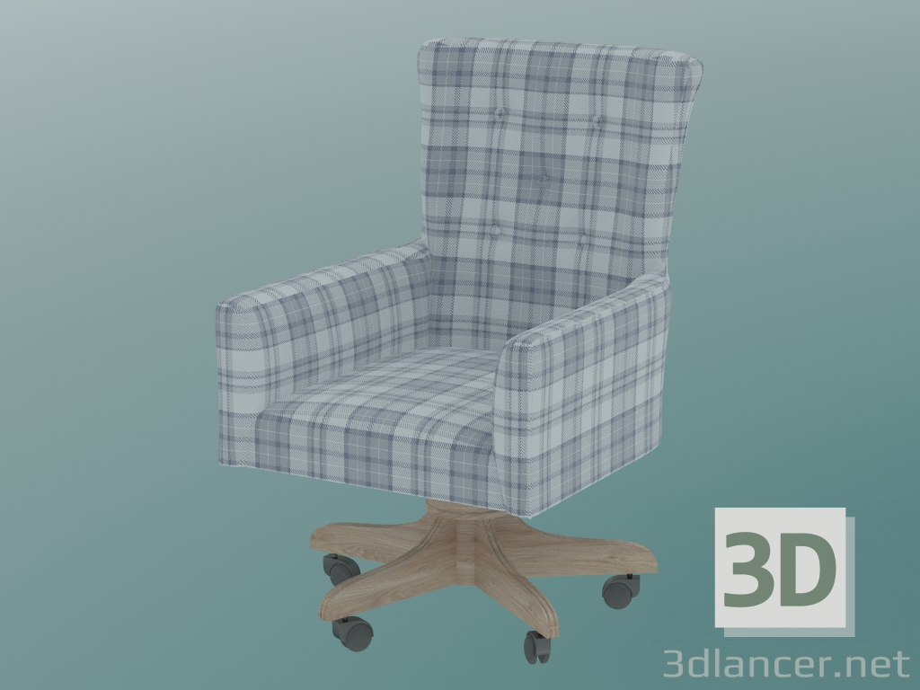 3d model Silla giratoria Coventry - vista previa