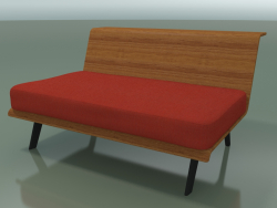 Modulo centrale Lounge 4419 (L 120 cm, Effetto teak)