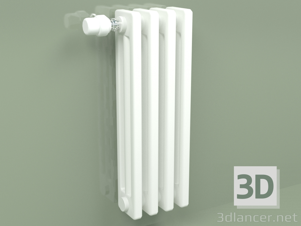 3d model Radiador Delta Laserline (DL3, H 550 mm, RAL - 9016) - vista previa