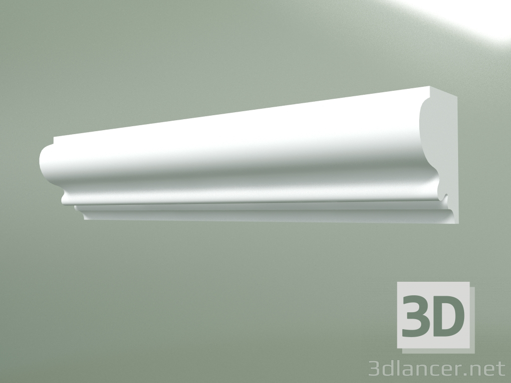 3d model Gypsum molding MT104 - preview