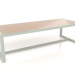 3d model Dining table with glass top 268 (Cement gray) - preview