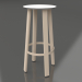 3d model High stool (Sand) - preview