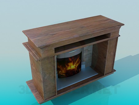 3d model Fireplace - preview