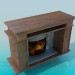 3d model Fireplace - preview