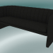 3d model Sofa triple Loafer (SC26, H 75cm, 185x65cm, Velvet 11 Stone) - preview