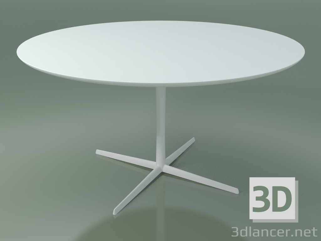 Modelo 3d Mesa redonda 0794 (H 74 - D 134 cm, F01, V12) - preview